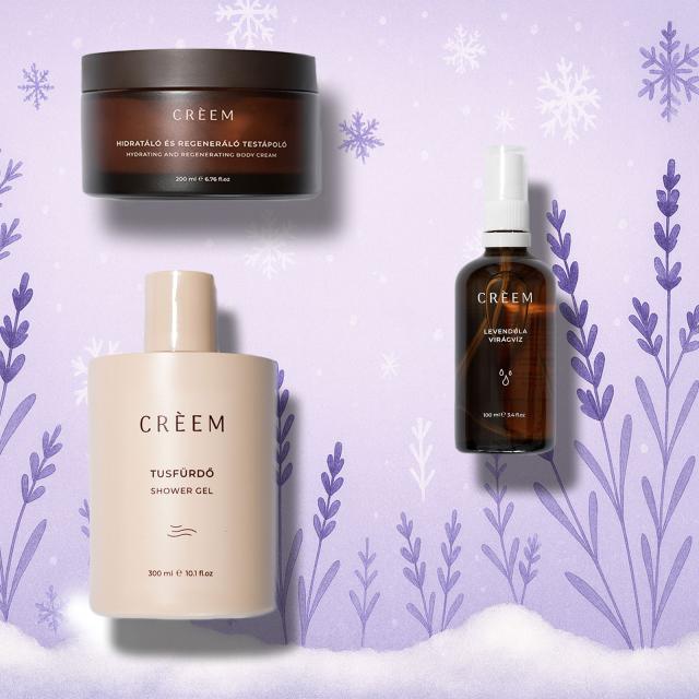 Gentle Body Harmony - Pachet de cadou (gel de duș, loțiune de corp, apă de lavandă)